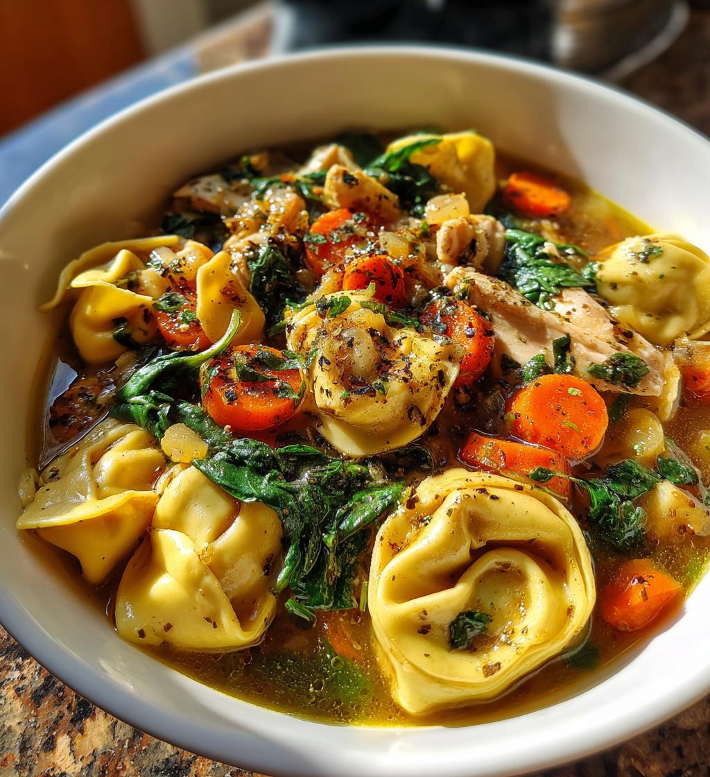 Homemade CrockPot Chicken Tortellini - detail 1