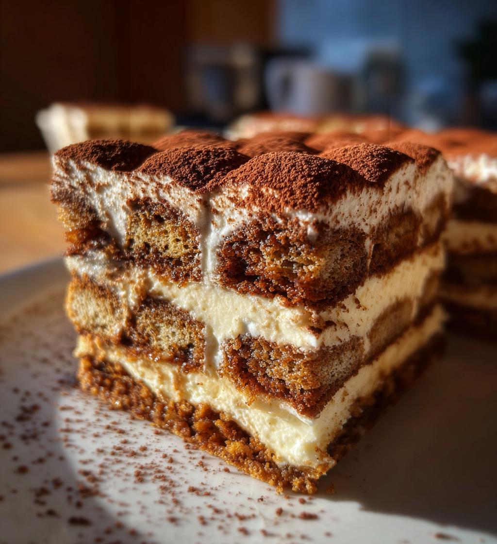Homemade Gingerbread Tiramisu - detail 1