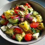 Homemade Greek Potato Salad