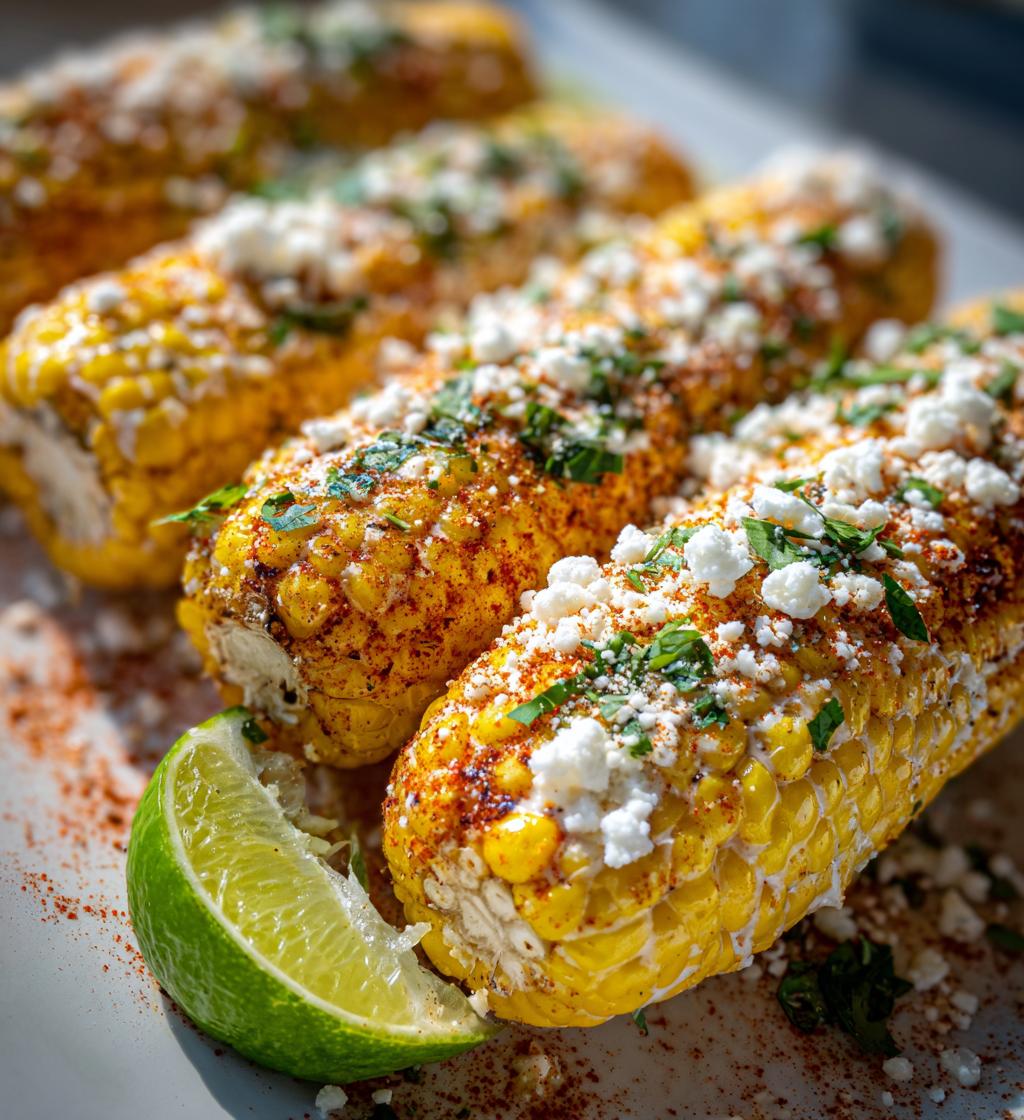 Homemade Mexican Street Corn - detail 1