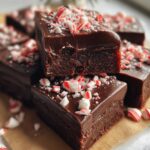 Hot Chocolate Peppermint Fudge
