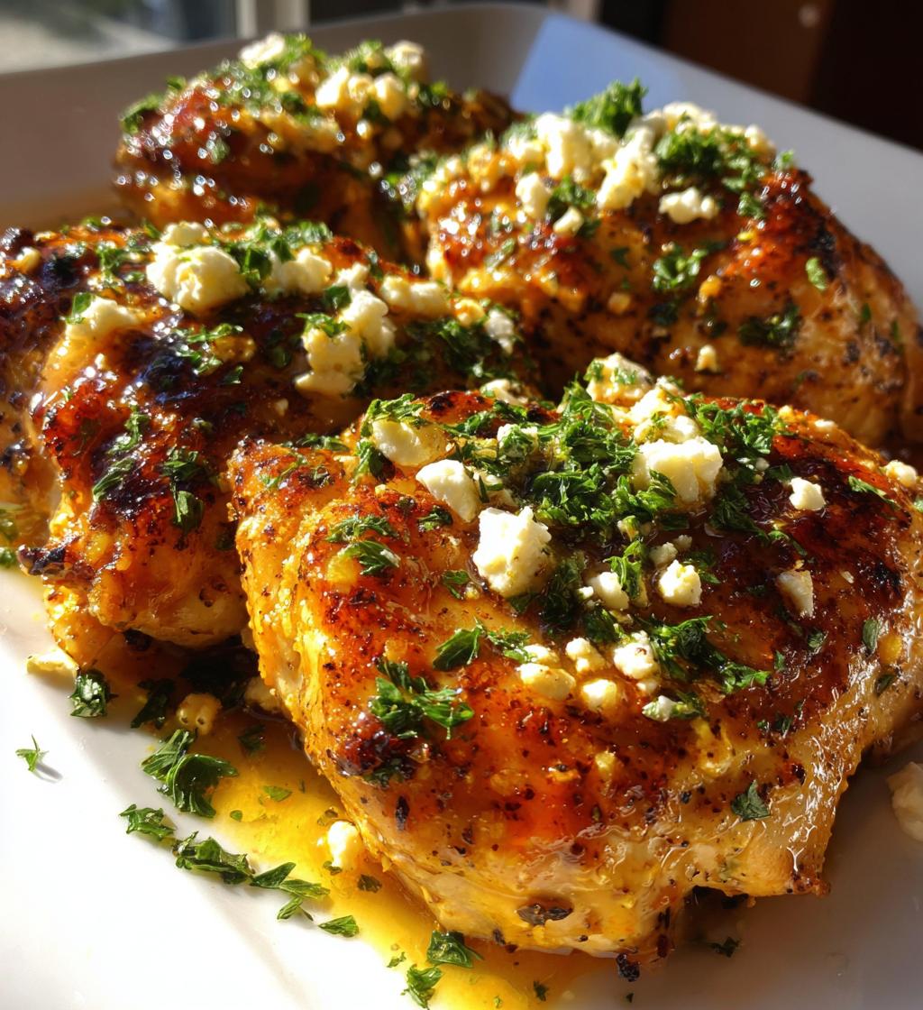 Hot Honey Infused Feta Chicken - detail 1