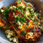 Hot Honey Infused Feta Chicken