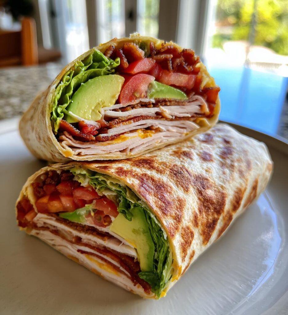 Irresistible Turkey Avocado Club Wraps