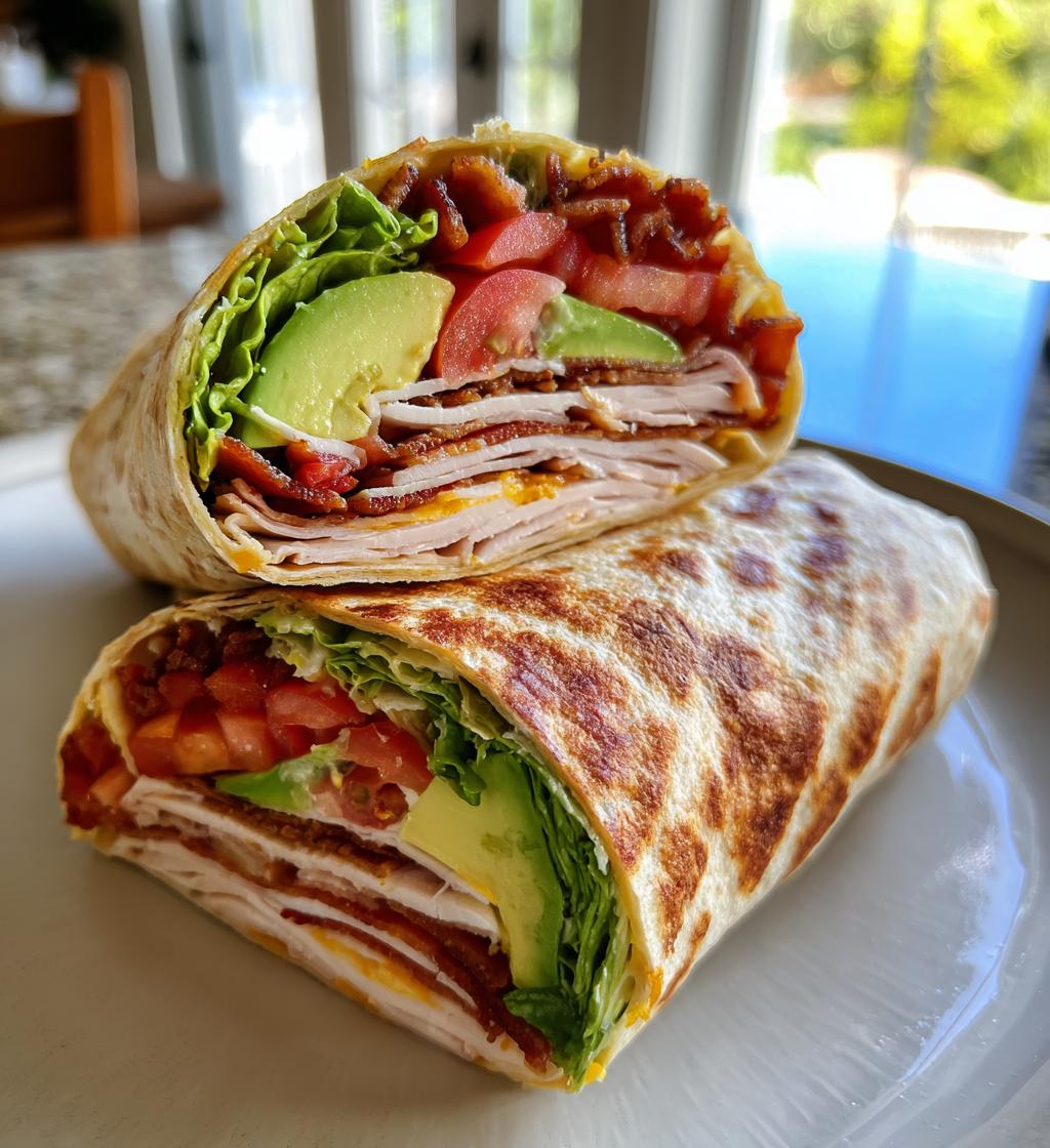 Irresistible Turkey Avocado Club Wraps