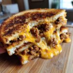 Italian Sausage Caramelized Onion Grilled Cheese