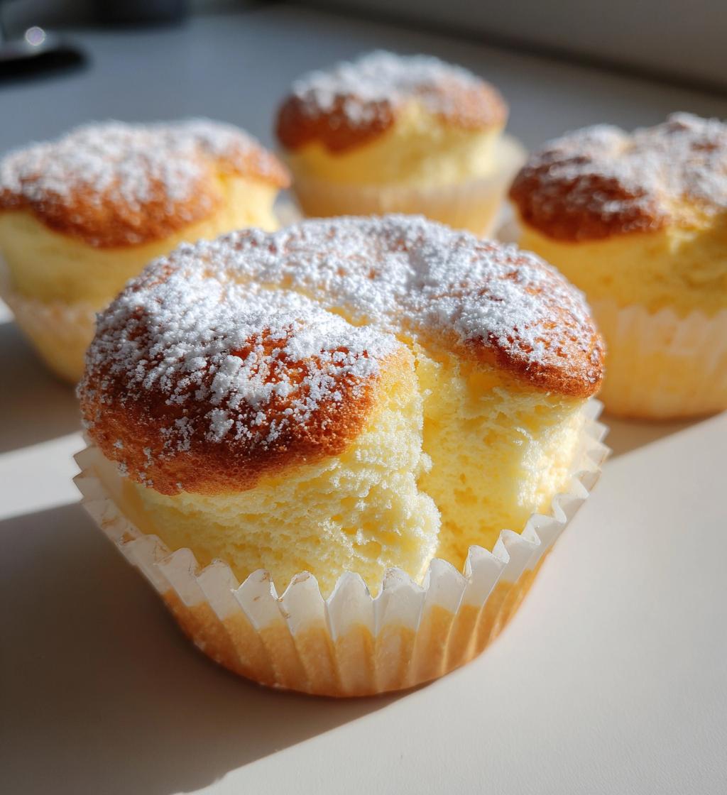Japanese Cotton Cheesecake Cupcakes