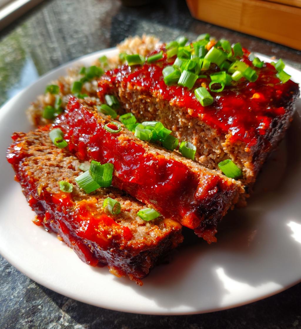 Korean Meatloaf with Gochujang
