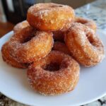 Light Fluffy Homemade Sugar Donuts