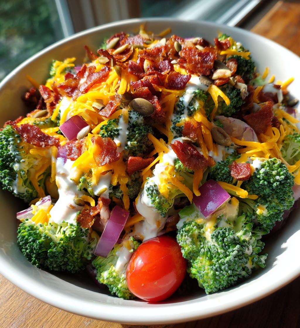 Loaded Broccoli Salad - detail 1