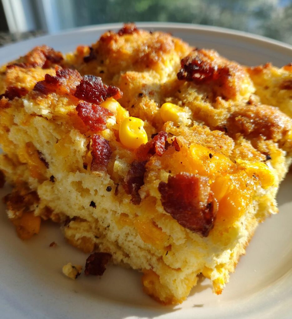 Loaded Cornbread Casserole