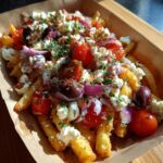 Loaded Fries Inspired by Greek