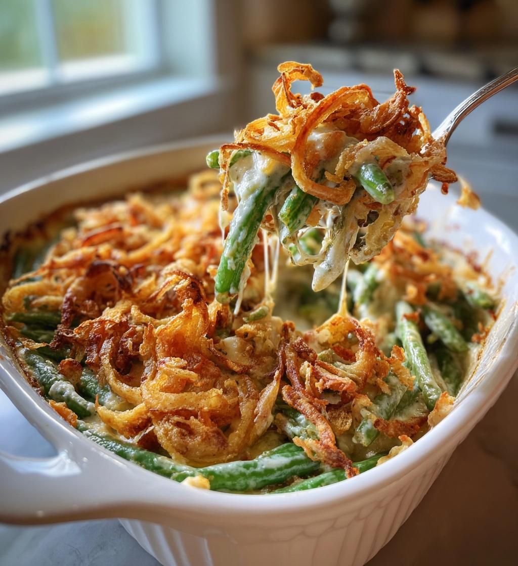 Make Ahead Green Bean Casserole