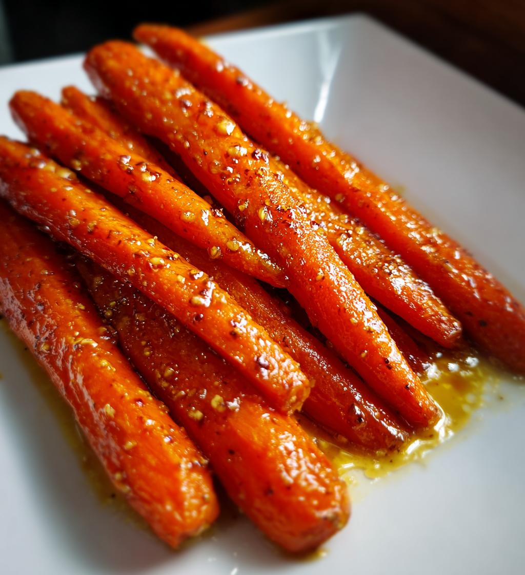 Maple Mustard Roasted Carrots - detail 1