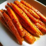 Maple Mustard Roasted Carrots