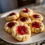 Melt In Your Mouth Cherry Shortbread Cookies
