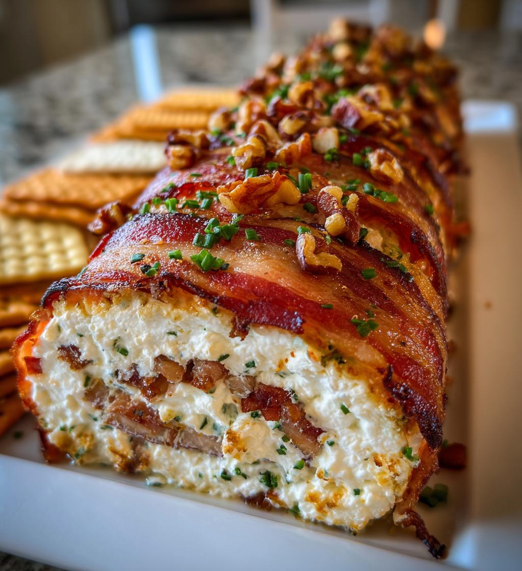 Million Dollar Bacon Goat Cheese Appetizer Log - detail 1