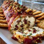 Million Dollar Bacon Goat Cheese Appetizer Log