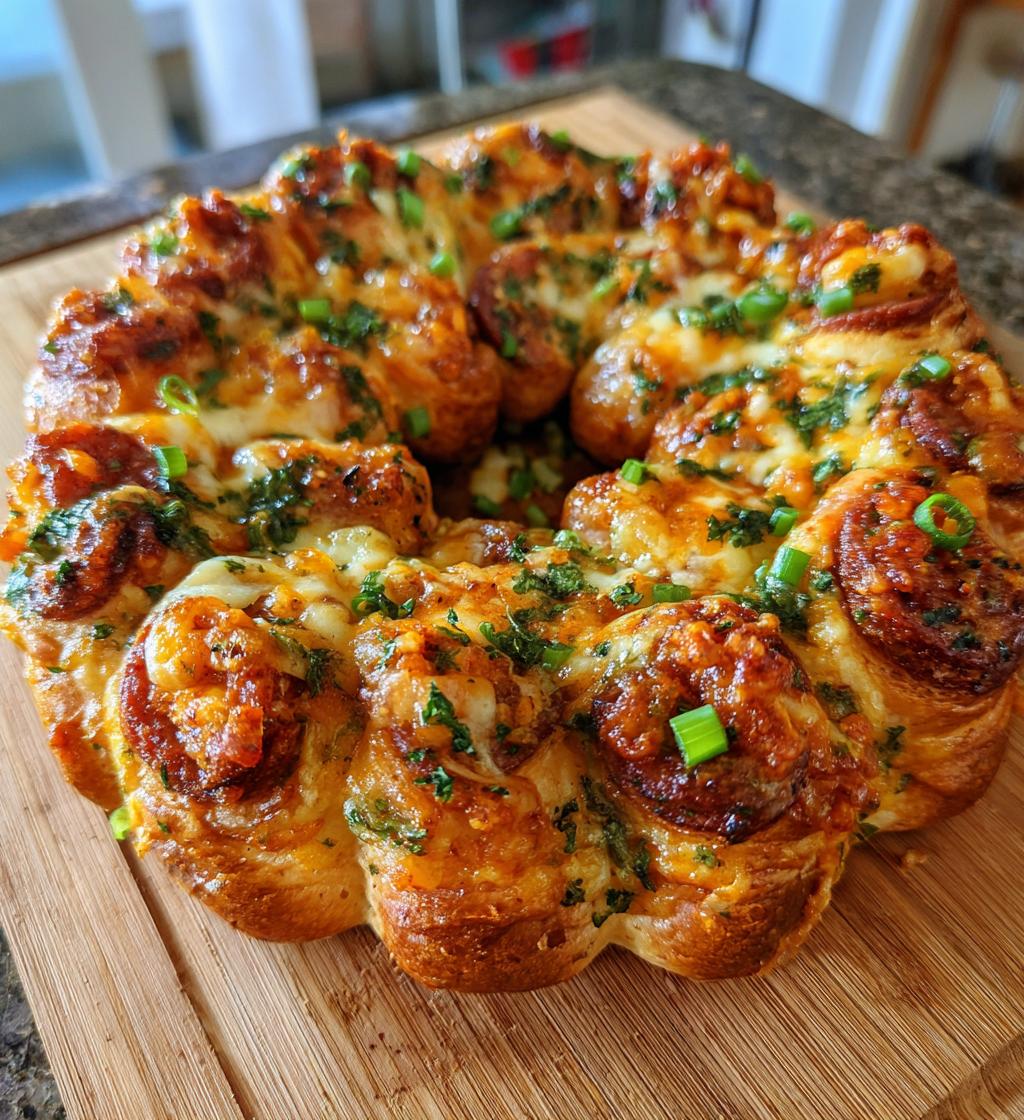 Mini sausage Christmas wreath