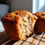 Moist Applesauce Oatmeal Muffins