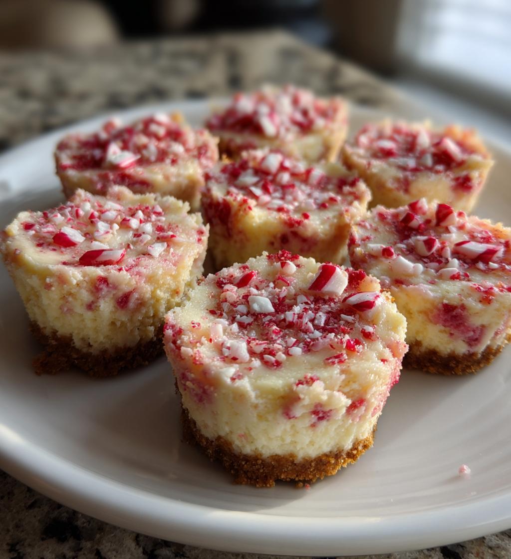 No-Bake Peppermint Cheesecake Bites