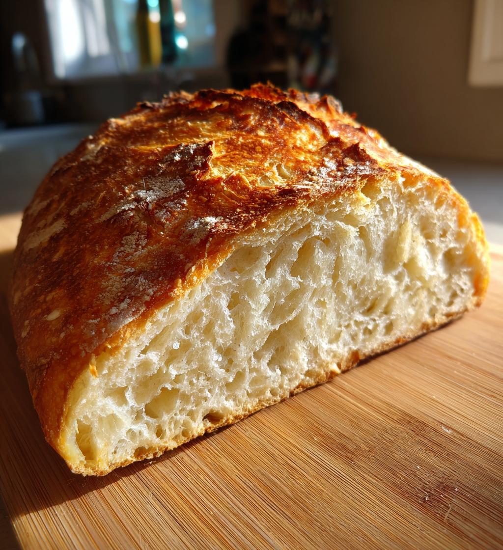 No-Knead Bread - detail 1