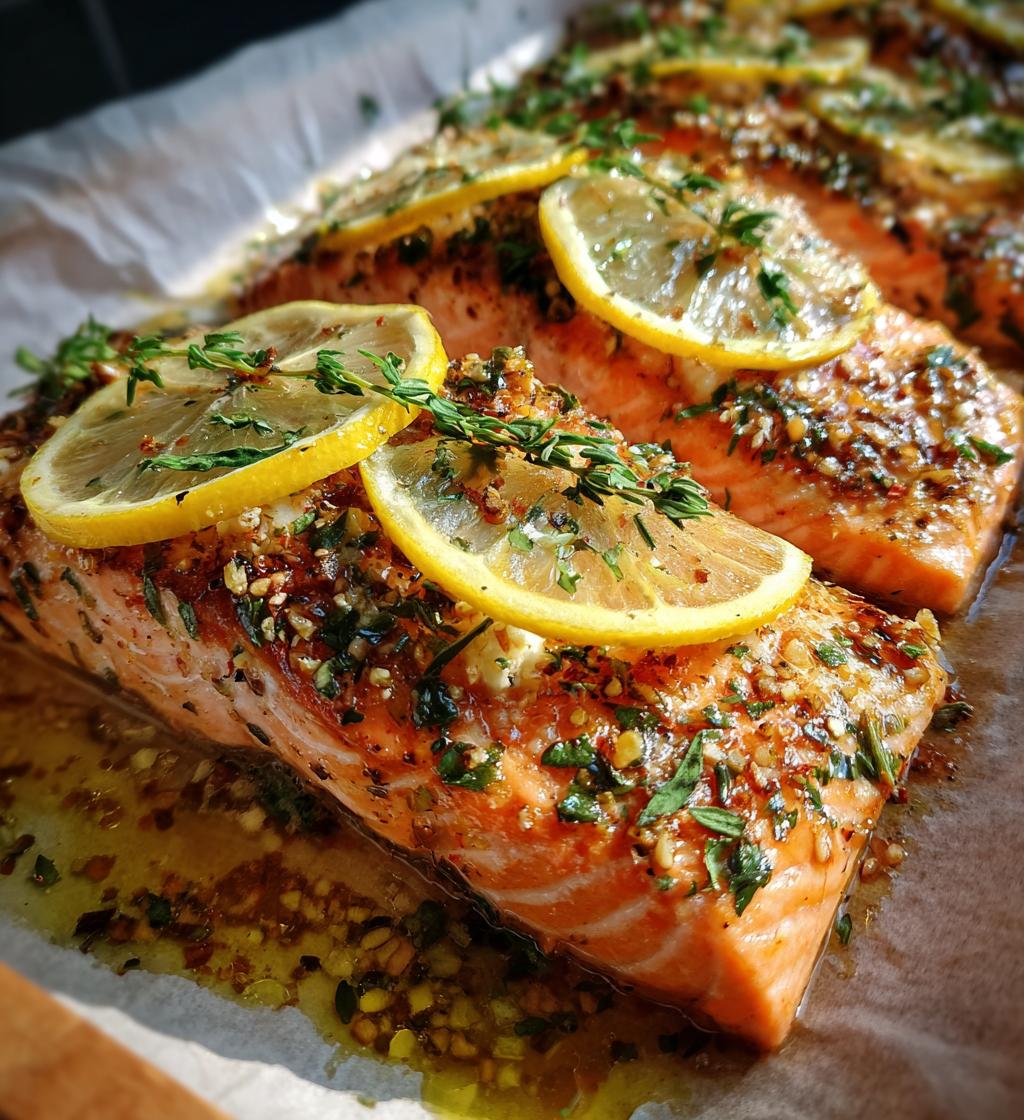 Oven Baked Salmon - detail 1