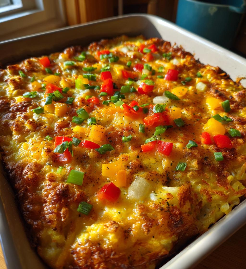 Overnight Breakfast Casserole With Hashbrowns - detail 1