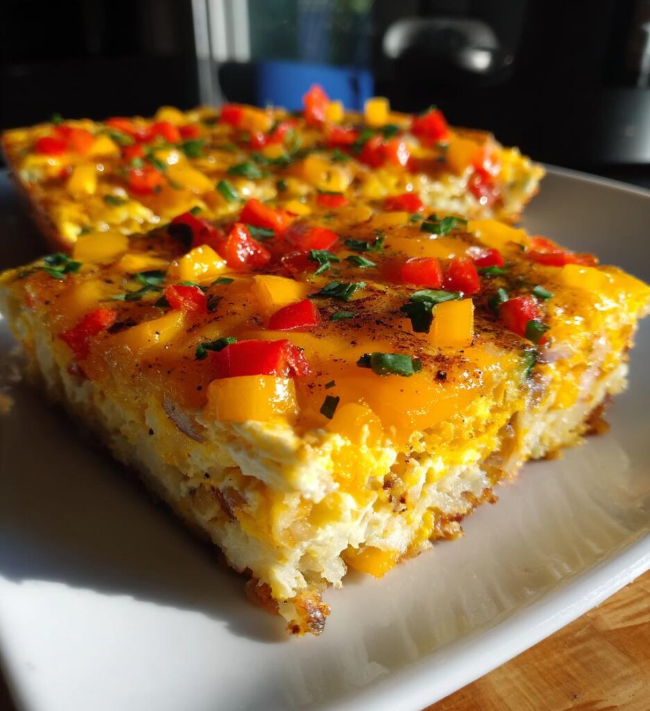 Overnight Breakfast Casserole With Hashbrowns