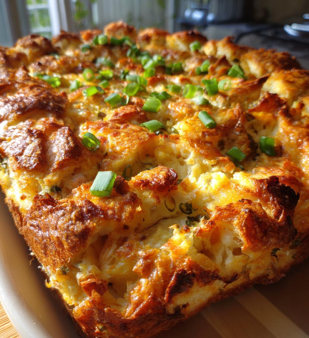 Overnight Croissant Breakfast Casserole - detail 1