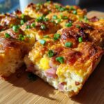 Overnight Croissant Breakfast Casserole
