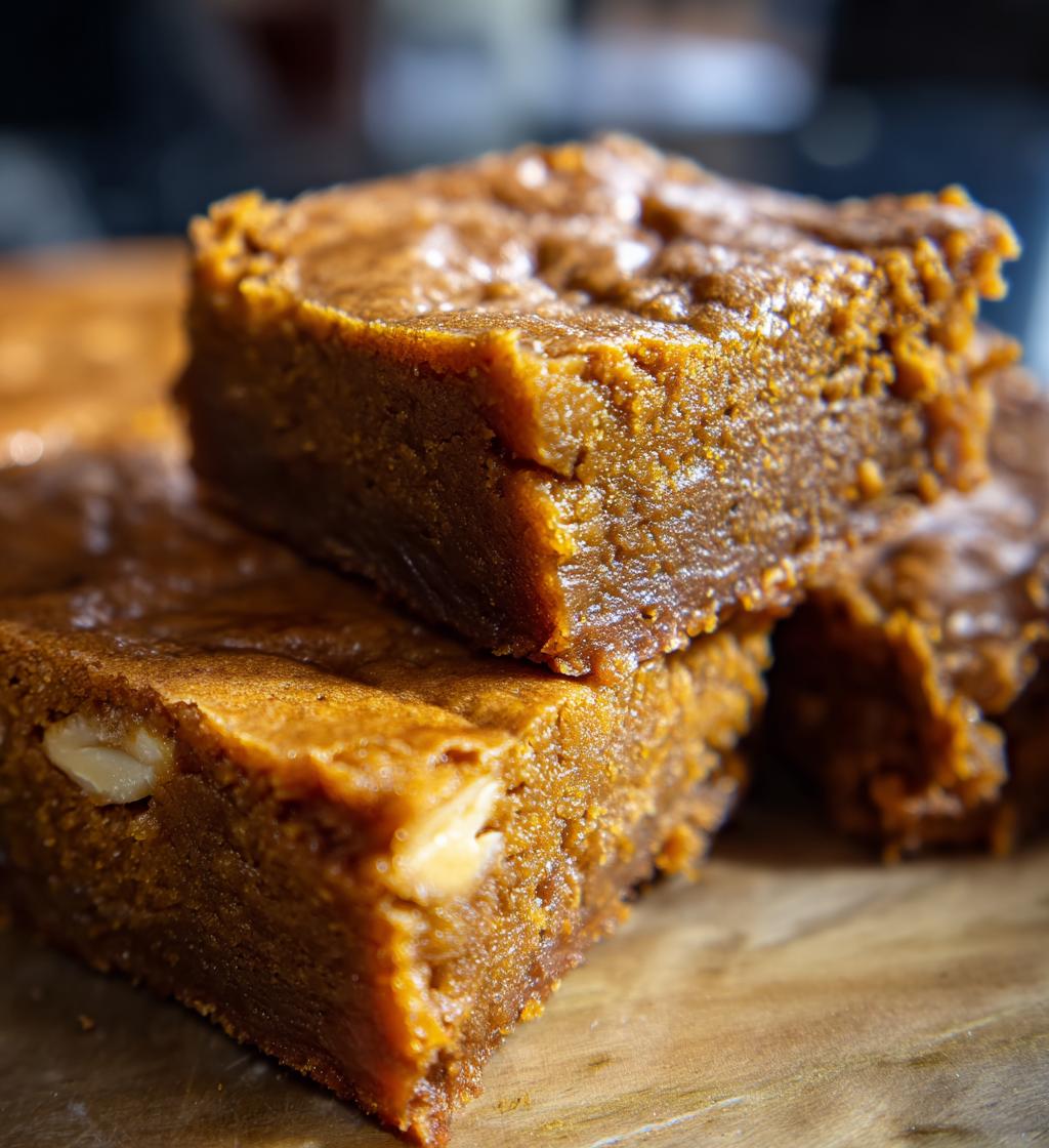 Peanut Butter Blondies - detail 1