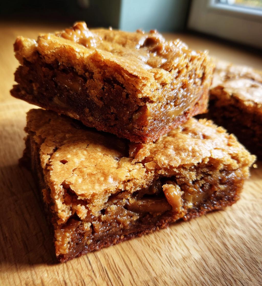 Peanut Butter Blondies