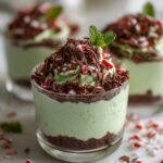 Peppermint Cheesecake Mousse Cups