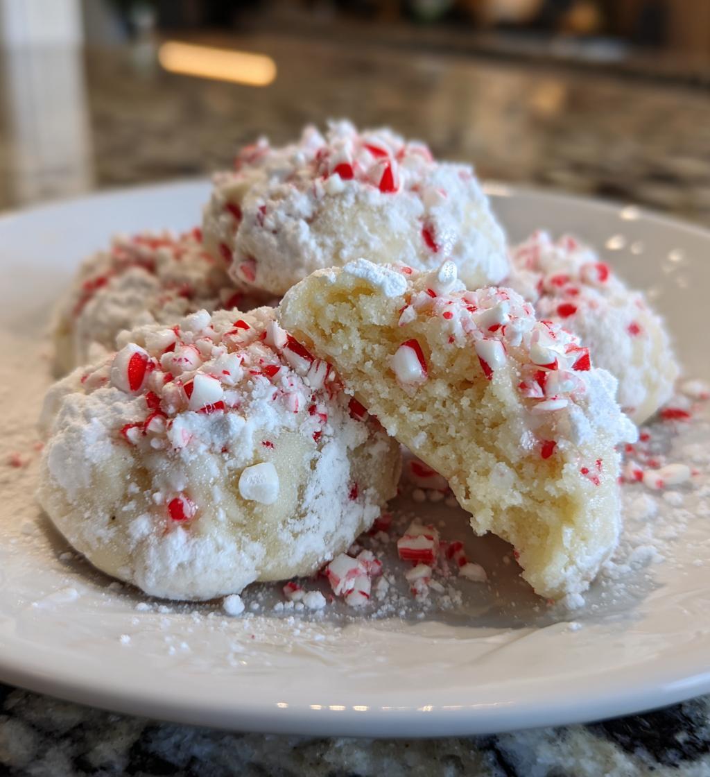 Peppermint Meltaway Cookies