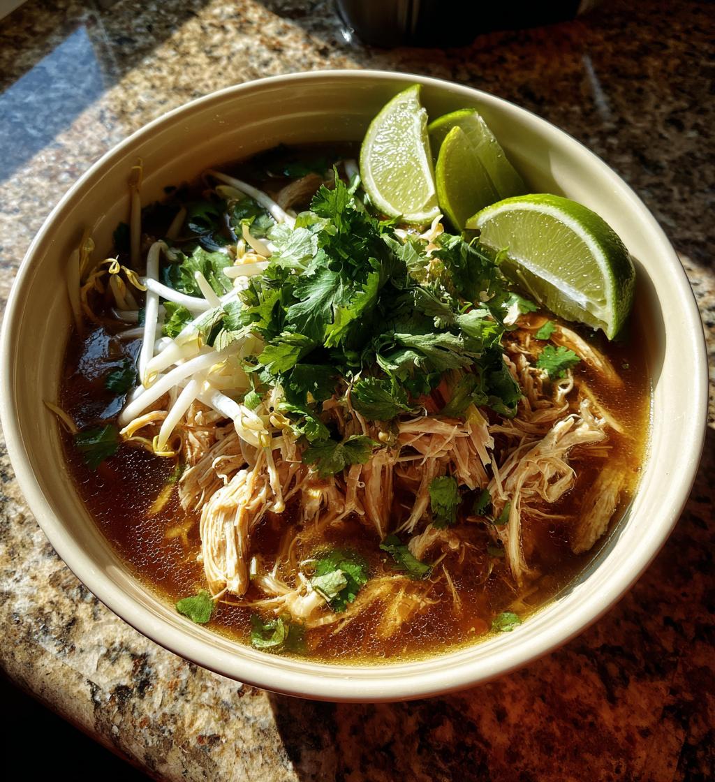 Pho-Style Chicken Noodle Soup
