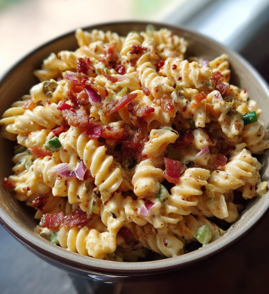 Pickle Pasta Bacon Salad