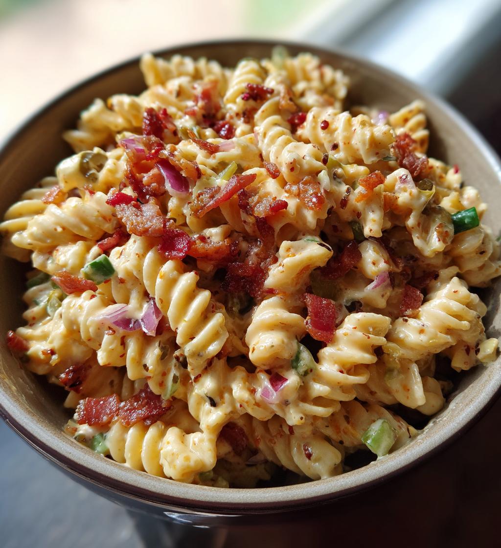 Pickle Pasta Bacon Salad