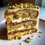 Pistachio Mascarpone Layer Cake