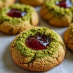 Pistachio Thumbprint Cookies