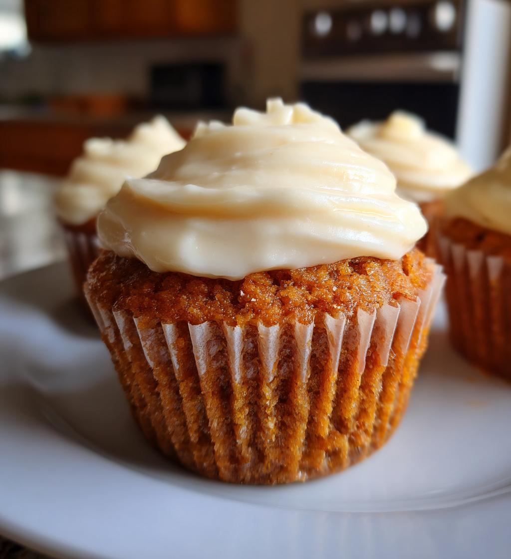 Pumpkin Spice Cupcakes - detail 1
