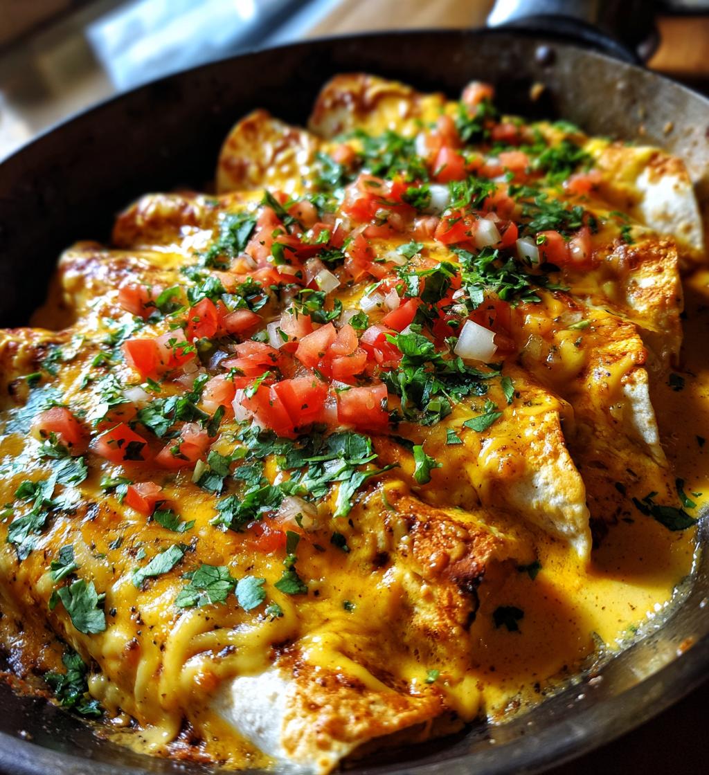 Queso Chicken Enchilada - detail 1