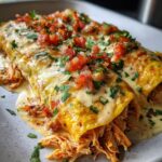 Queso Chicken Enchilada