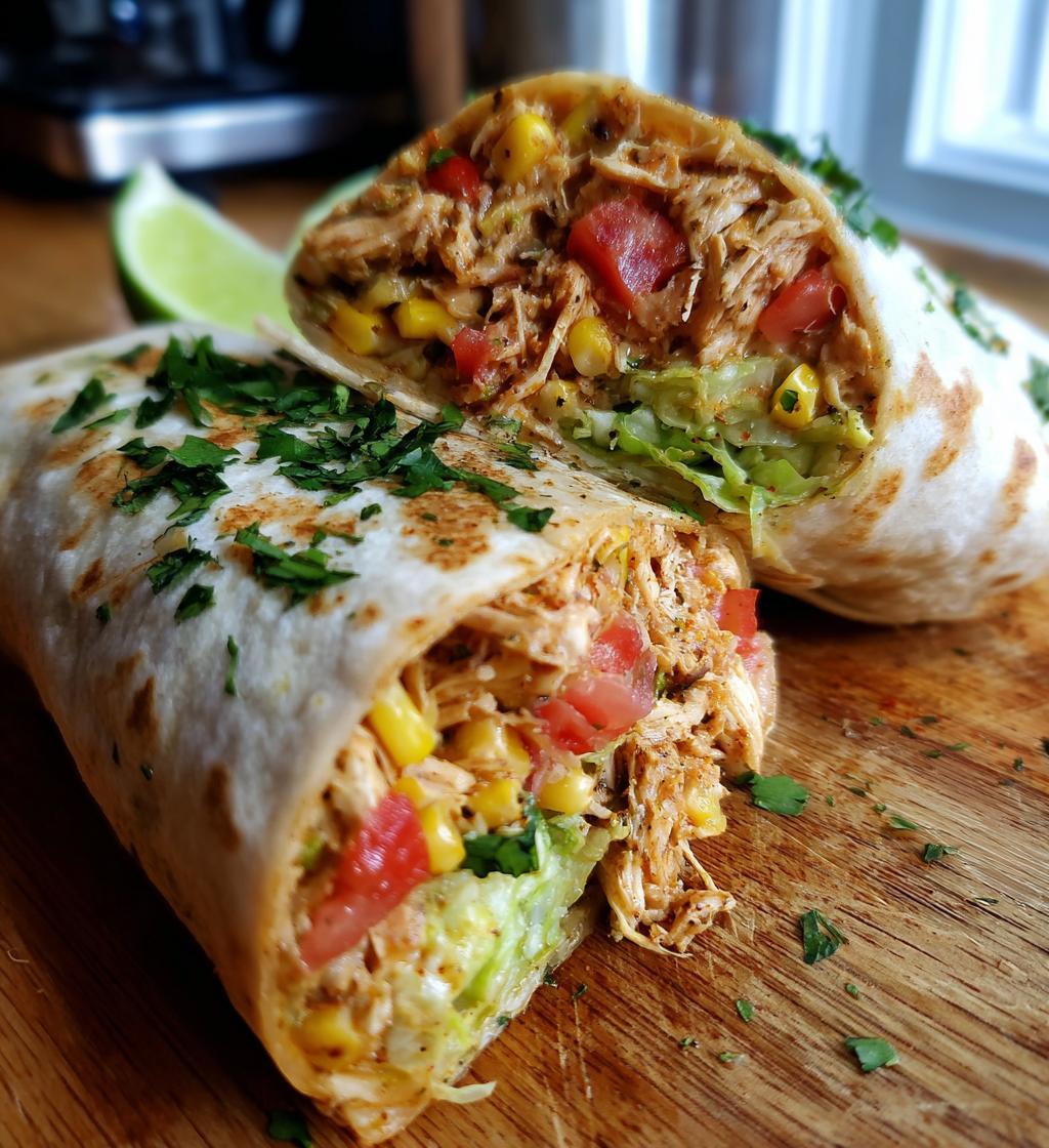 Quick Mexican Street Corn Chicken Wraps - detail 1