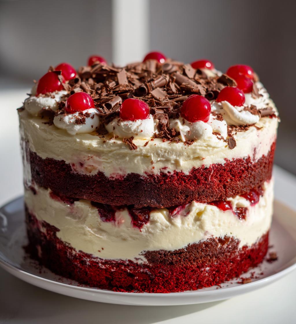 Red Velvet Trifle - detail 1