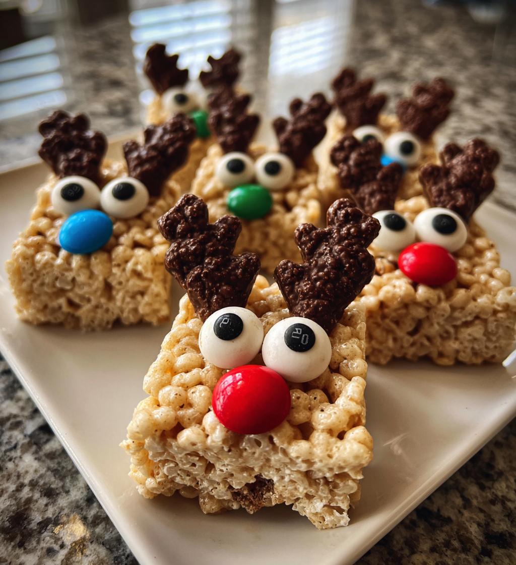 Reindeer Rice Krispie Treats - detail 1