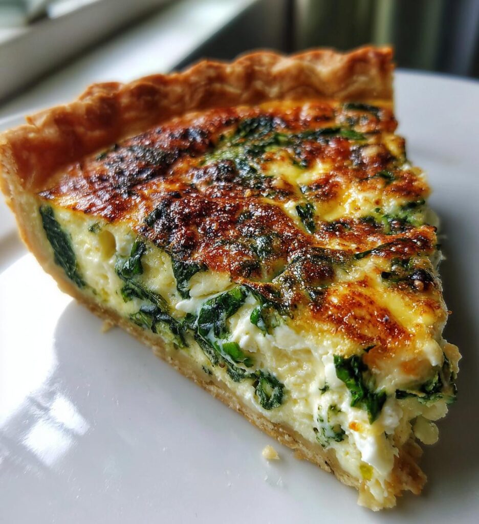 Ricotta Spinach Quiche