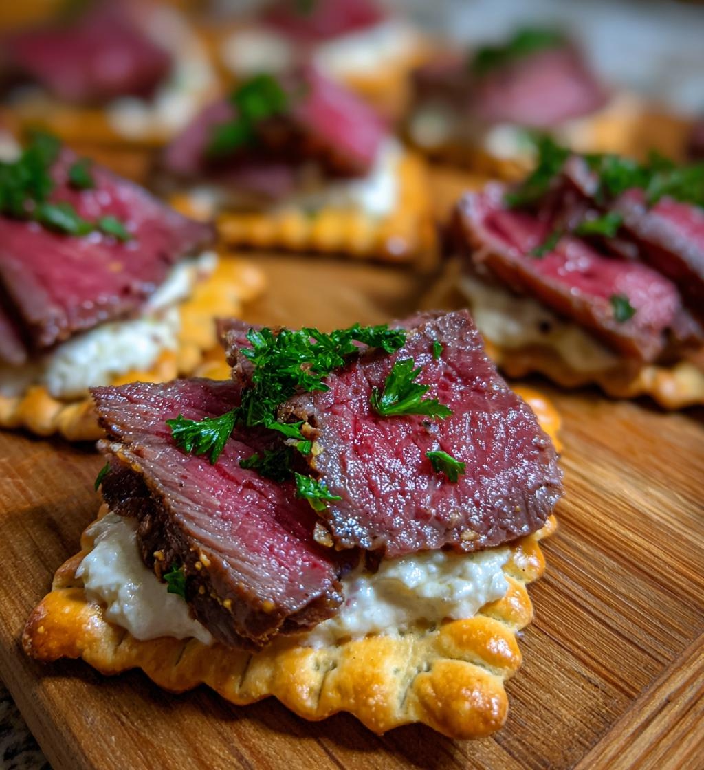 Roast Beef Horseradish Crackers - detail 1