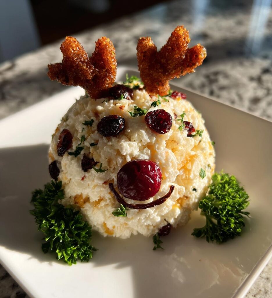 Rudolph Christmas Cheese Ball