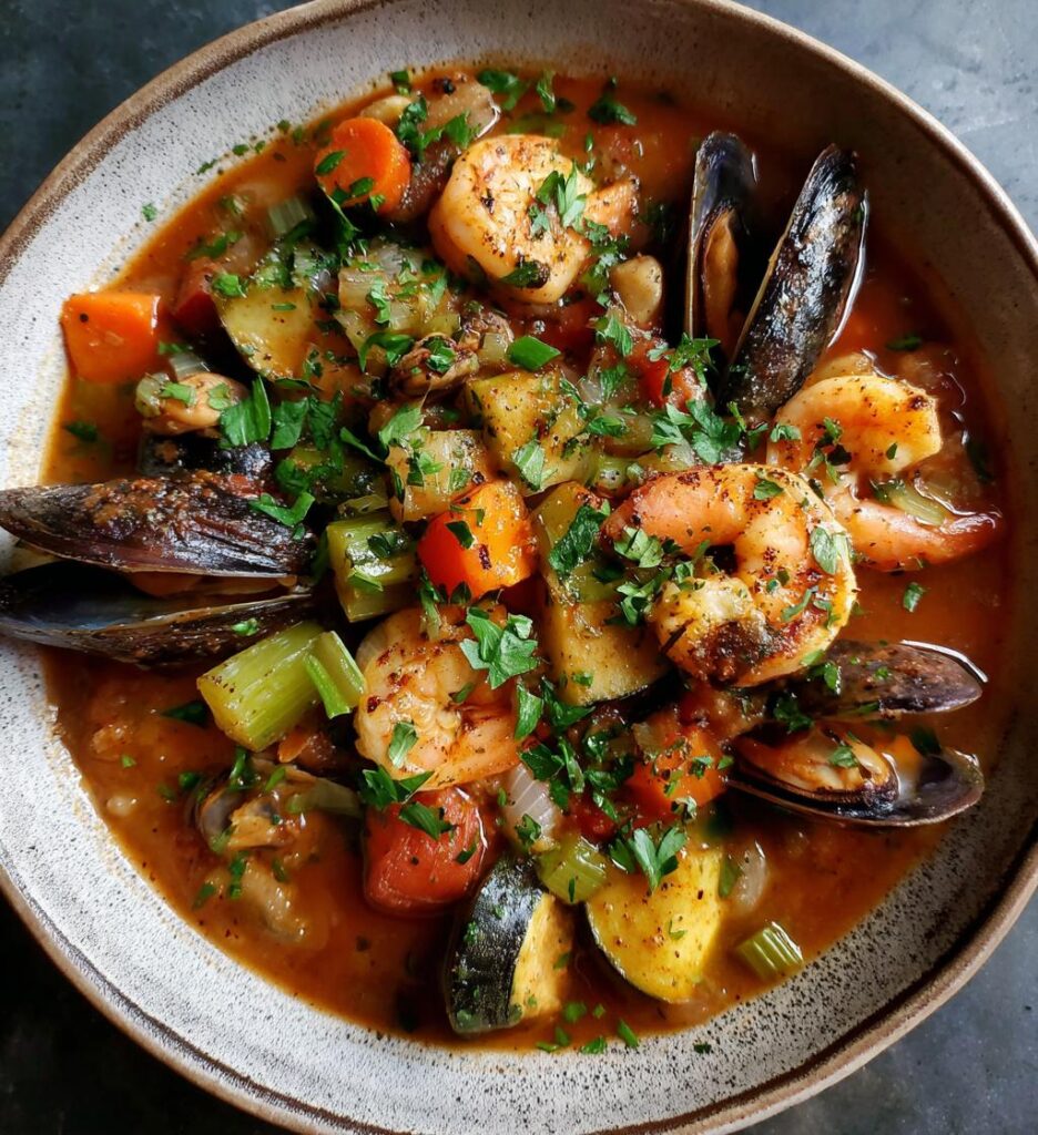 Rustic Seafood Soup